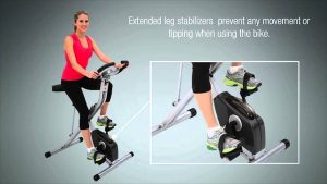 Exerpeutic Folding Magnetic Upright Exercise Bike Amazon with Pulse Benefits
