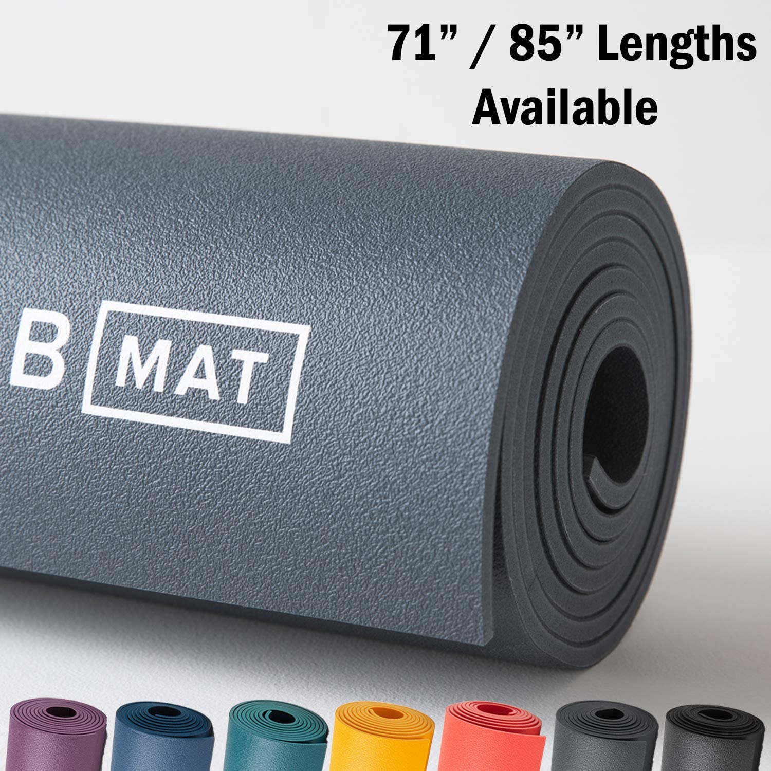 B YOGA Strong 6mm B Mat, 100 Rubber High Performance Super Grip Non