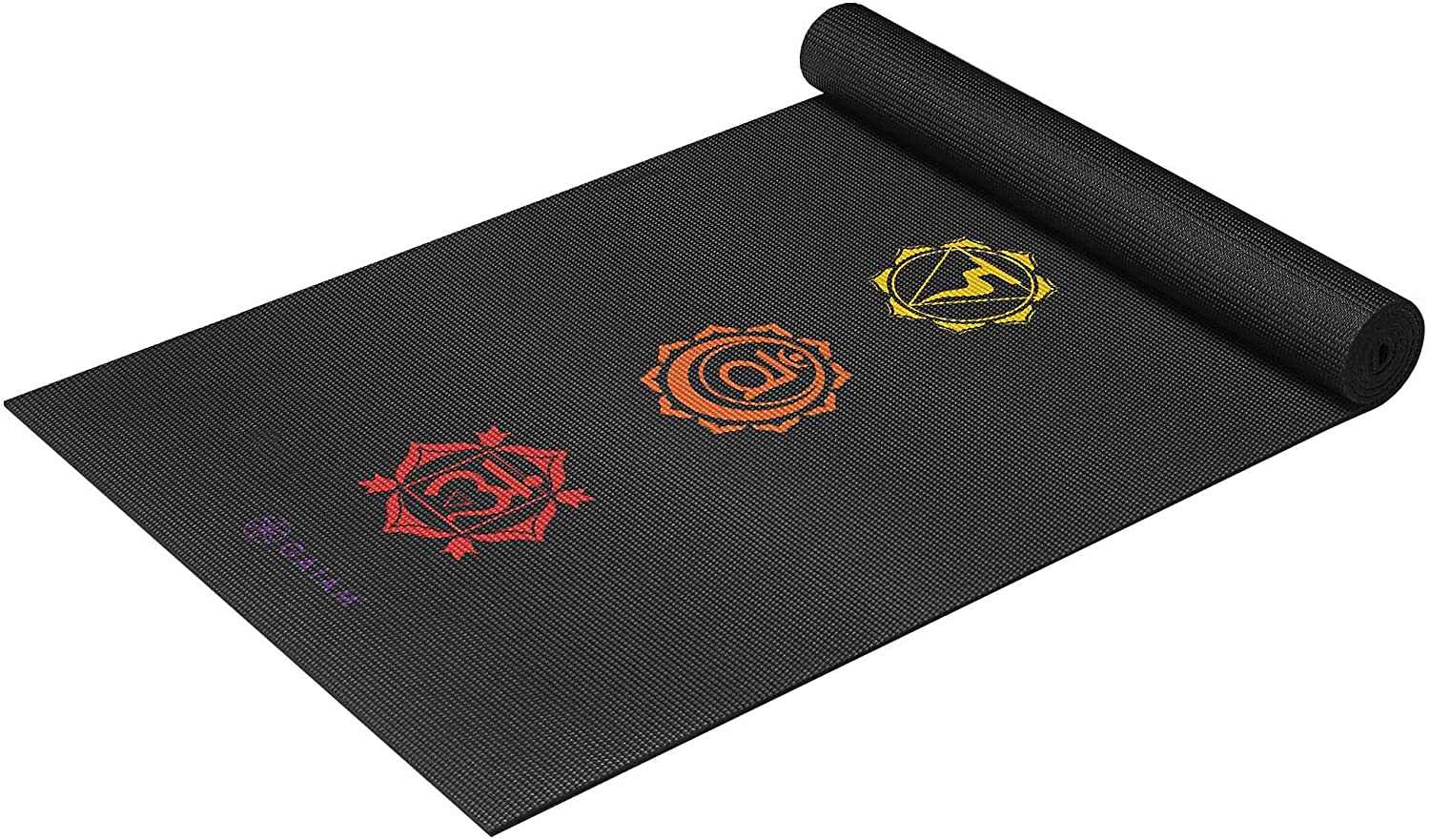Gaiam Yoga Mat - Premium 6mm Print Extra Thick Non Slip ...
