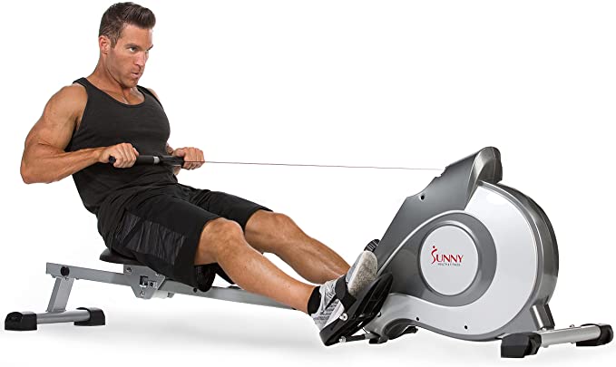 sunny health fitness. Best rowing machine for tall person